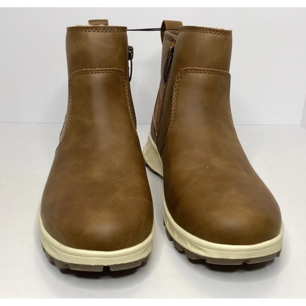 Khombu All Weather Memory Foam Boot Brown Women's Size 6 NEW